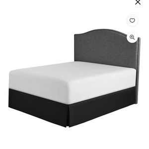 Mainstays Twin Black Bedskirt